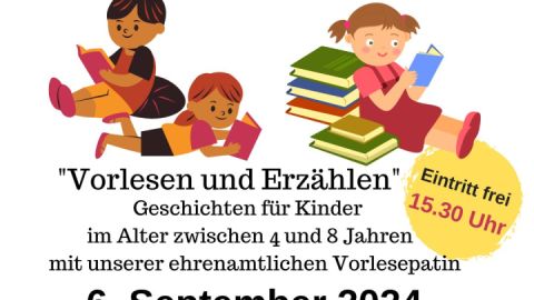 Vorlesezeit in der Stadtbibliothek