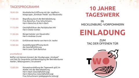 10 Jahre Tageswerk