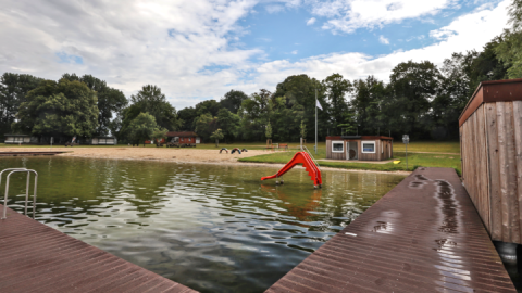 Das Strandbad Zarrentin ist bei Familien sehr belieb