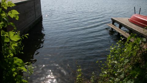 Ausruhen und Natur pur an unserem Bootssteg am Zansensee