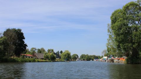 Blick vom Kummerower See in die Peene 