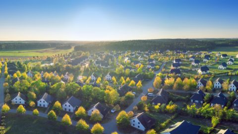 Luftbild Panorama Van der Valk Resort Linstow