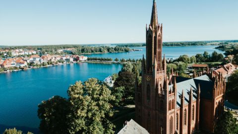 Malchow Kloster - Blick von oben