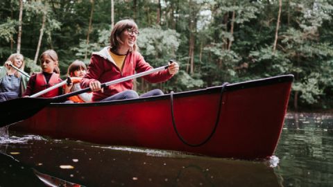 Unterwegs im Müritz-Nationalpark - Kanufahrt