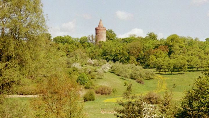 Blick auf die Burg Stargard